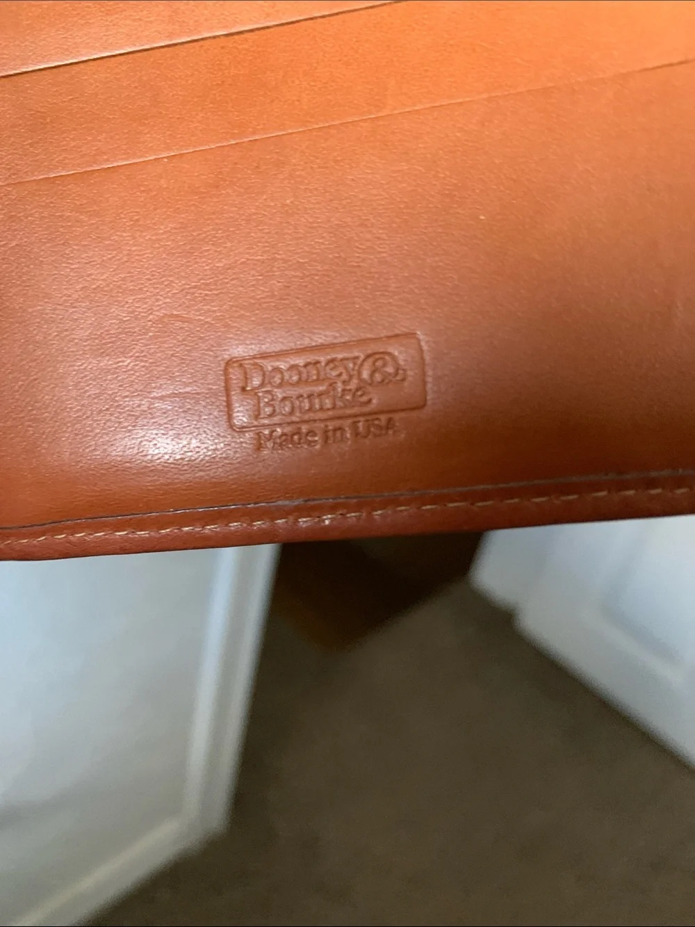 Dooney and Bourke Classic Brown Leather Wallet